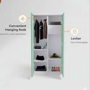 Almirah G26/28, 2 Door Steel Almir, 38-43kg